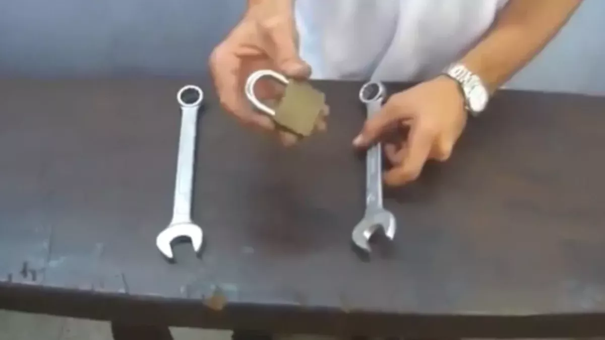 Schon mal ein Schloss geknackt? Dieser Trick macht selbst Profis neidisch!