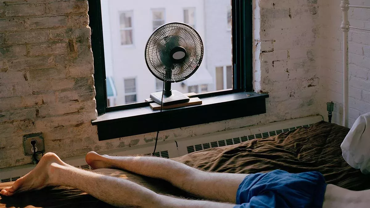 Schlafen mit dem Ventilator eingeschaltet
