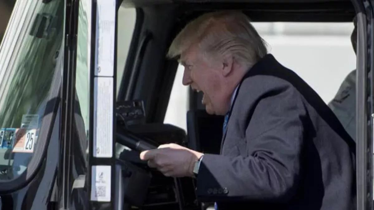 Donald Trump im Truck