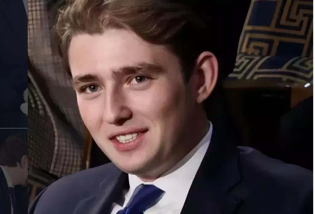 „Das passiert oft im Krieg“: Schickt Donald Trump wirklich Barron Trump in den Iran?