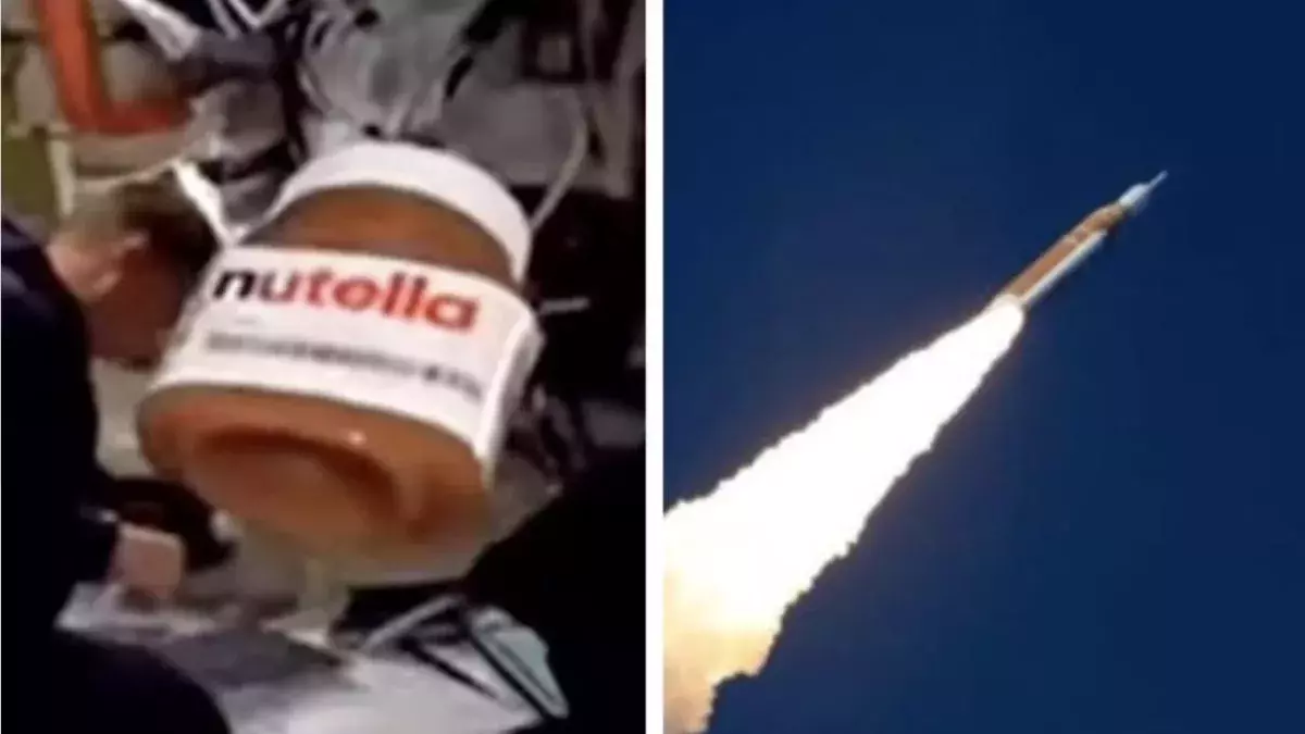 „Wir fühlen uns geehrt“ Nutella-Glas schwebt spektakulär bei Artemis 2 durchs All