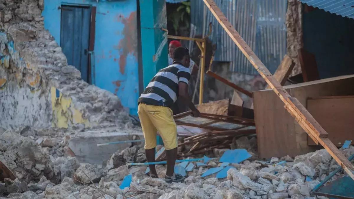 Haiti hat ein schweres Erdbeben erschüttert.