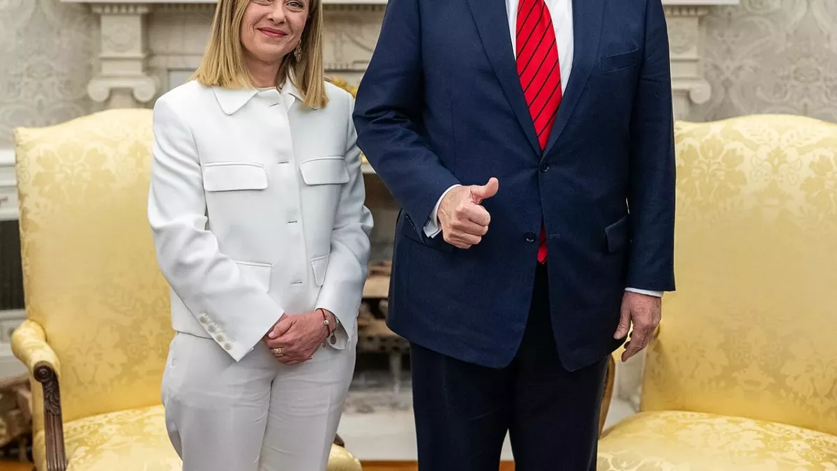 President Donald Trump holds a bilateral meeting with Prime Minister Giorgia Meloni of Italy (54460392285)