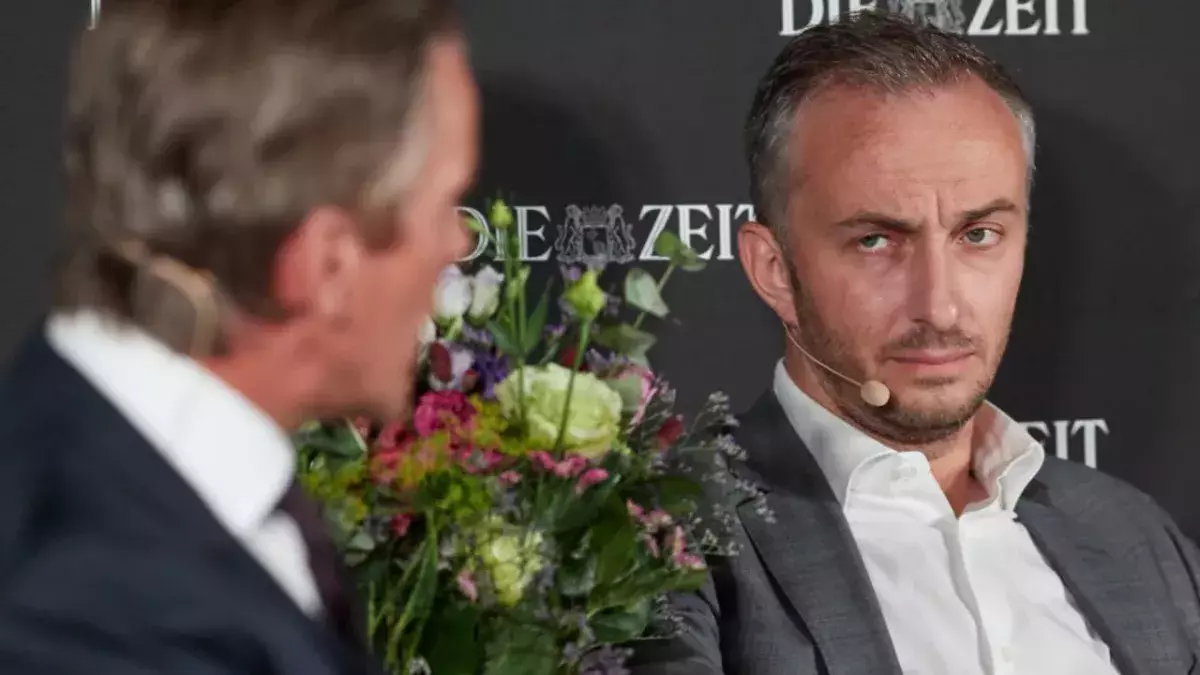 ZDF-Moderator Markus Lanz und Entertainer Jan Böhmermann