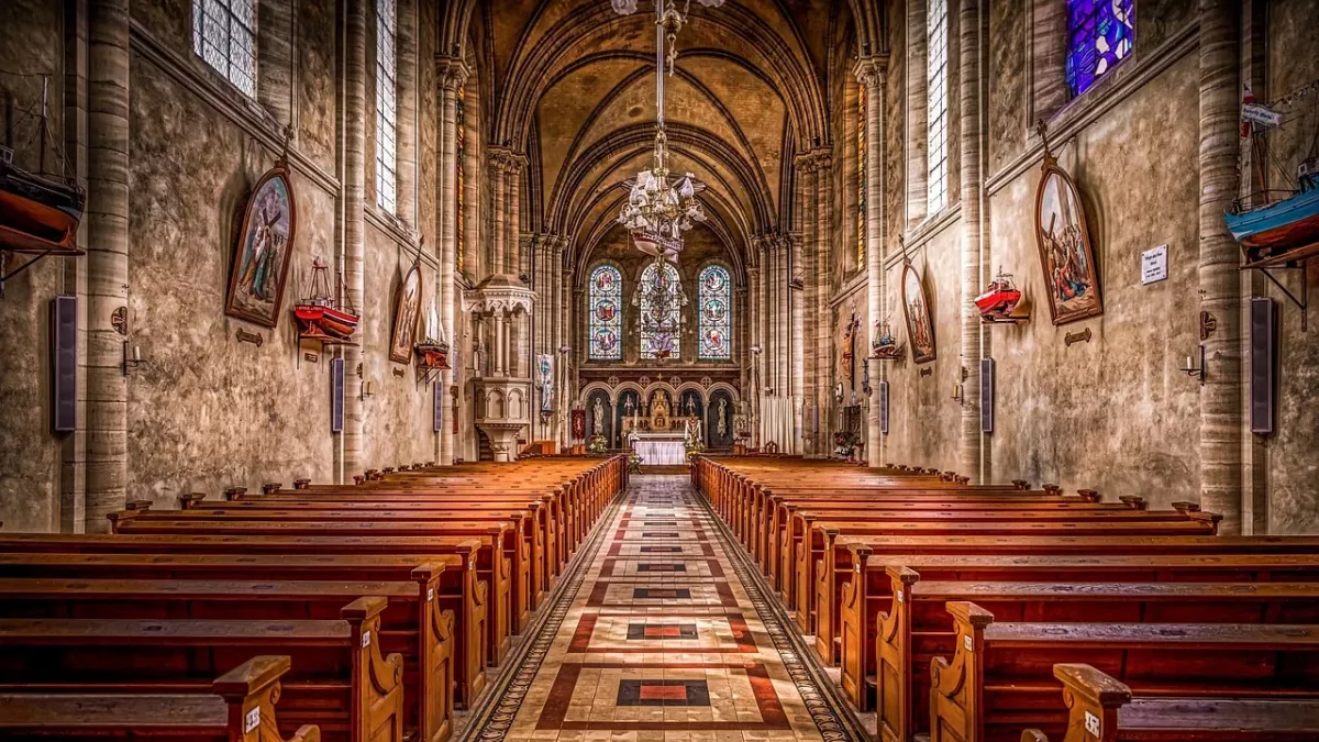 église, cathédrale, l'architecture, bancs, christianisme, intérieur, religion, église, église, église, église, église, religion