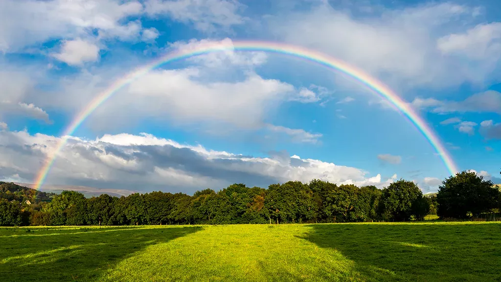Ein Regenbogen