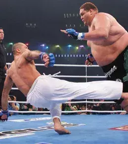 16. Royce Gracie ist der beste Jiu-Jitsu Kämpfer der Geschichte und gehört zu den ersten, die einen UFC-Wettkampf gewannen. Er hatte keine Angst, gegen größere Gegner zu kämpfen.