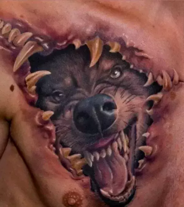 Achtung, da ist der böse Wolf!