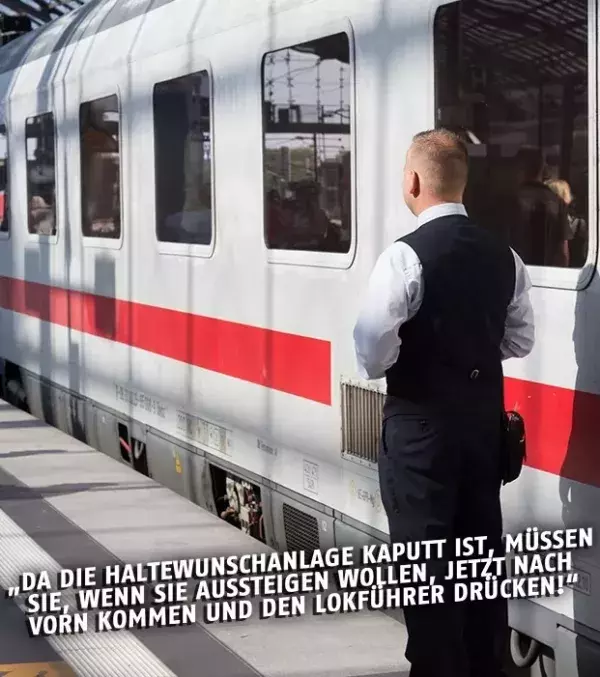 Bahnansagen: Hat der Lokführer das mitgemacht?