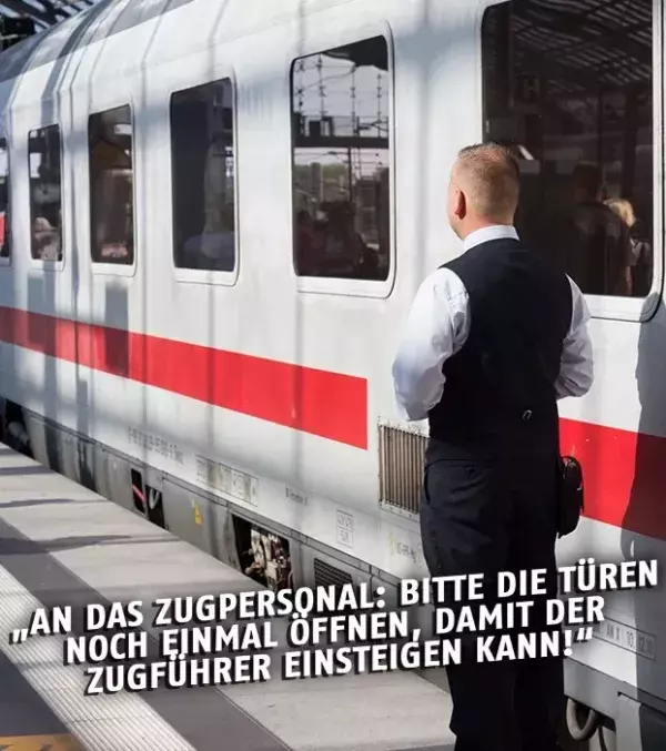 Bahnansagen: Wenn der Zugführer ausgeschlossen wird...