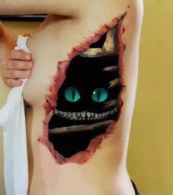 Das macht einen auch kirre, das Tattoo
