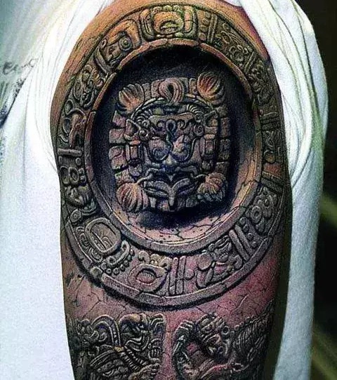 Das sieht weniger nach Arm und mehr nach graviertem Stein aus, wow
