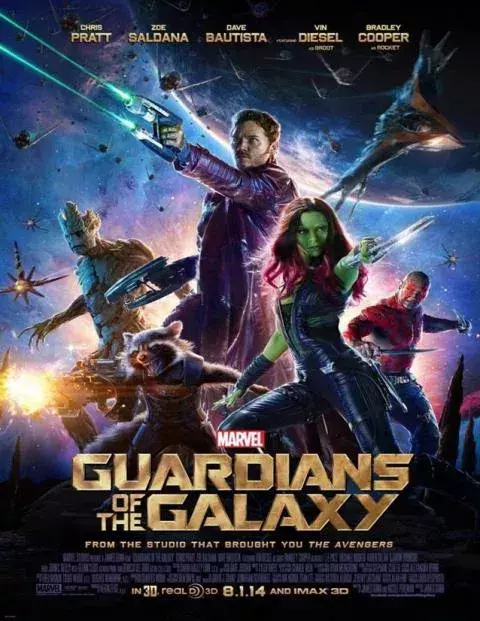 8. Platz: The Gardians of the Galaxy (2014)