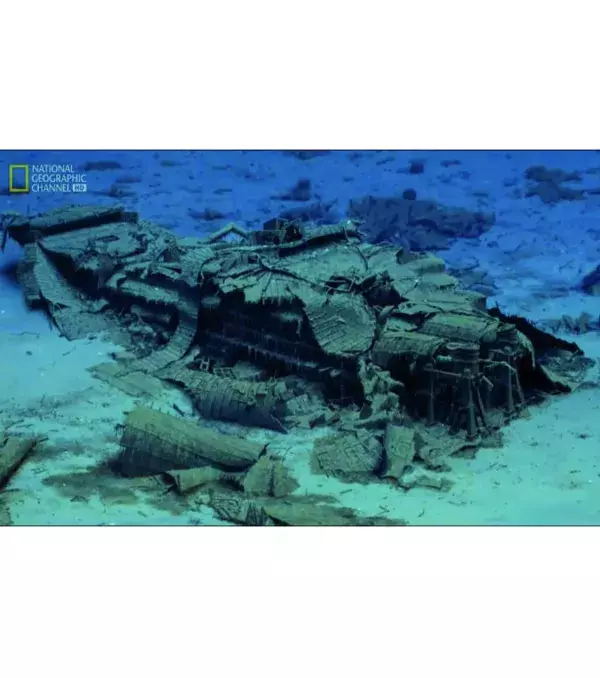 Dieser Teil der Titanic wurde bei dem Aufprall regelrecht pulverisiert