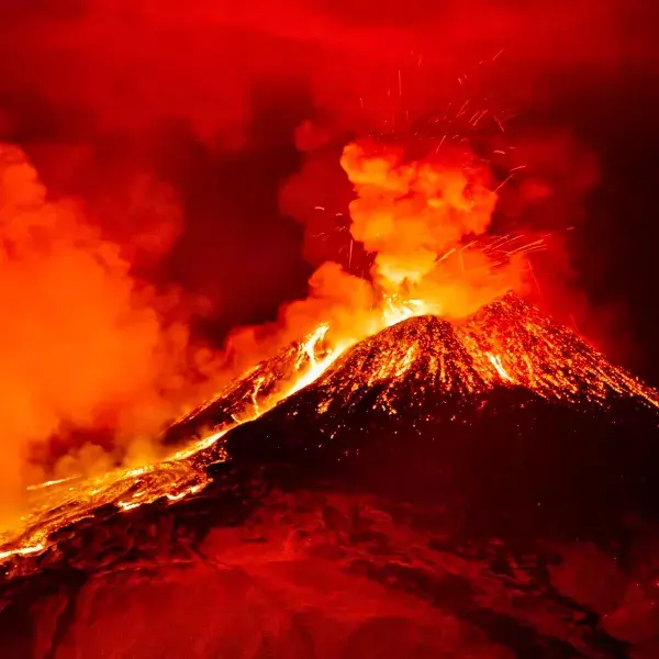 Eruption eines Supervulkans: Wird uns eine Ascheschicht unter sich begraben?